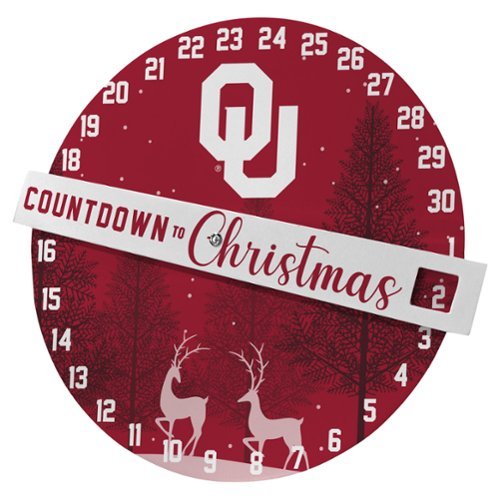 Pegasus - Oklahoma Sooners Countdown to Christmas Wall Sign - Multicolor-Front_Standard 
