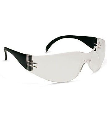 PIP - Bouton Z12 Glasses, Clear Anti-Scratch Lens, Relaxed Bridge, Flexible Temples, Anti-Fog - Black Temples-Front_Standard 