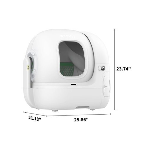 Petkit Purobot Max Pro Self-Cleaning Litter Box - White BUY IN SINGAPORE