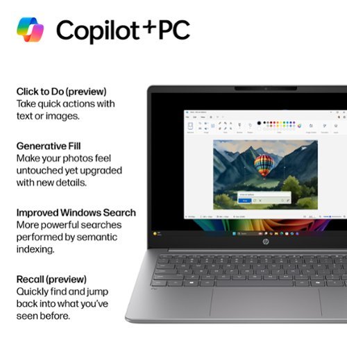 HP OmniBook 3 - 14 2K OLED Laptop - Snapdragon X - 8GB Memory - 256GB SSD - Nouvelle Silver BUY IN AUSTRALIA