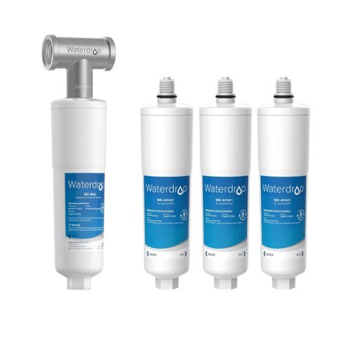 Waterdrop - WD-8065S-3SET Refrigerator Water Filter - White-Front_Standard 