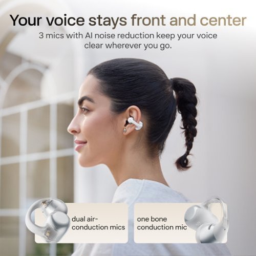 Shokz OpenDots 2 Open-Ear Clip-On True Wireless Bluetooth Earbuds - Gray BUY IN QATAR