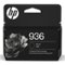 HP - 936 Standard Capacity Ink Cartridge - Black-Front_Standard 