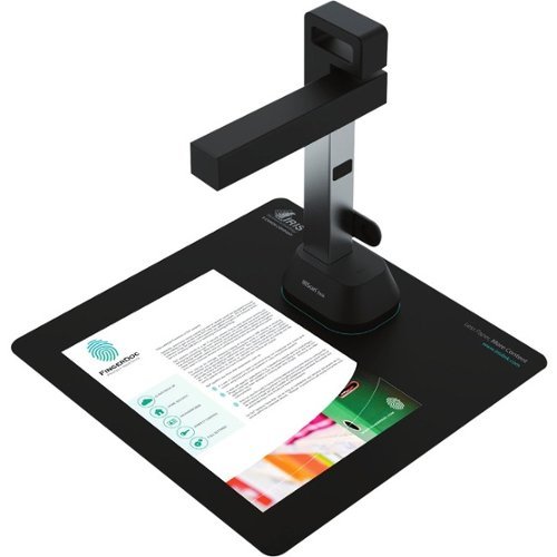 IRIS - I.R.I.S. IRIScan Desk 6 Overhead Scanner - 300 dpi Optical - USB - White-Front_Standard 