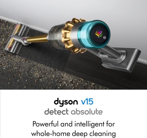 【本体のみ】Dyson v15 detect absolute Dyson V15 Detect Absolute Cordless Vacuum Gold - Best Buy
