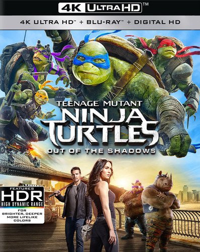  Teenage Mutant Ninja Turtles: Out of the Shadows [4K Ultra HD Blu-ray/Blu-ray] [2016]