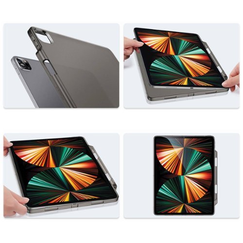 SaharaCase Hybrid Flex Case for Apple iPad Pro 12.9 (4th, 5th, and 6th Gen 2020-2022) - Black SHOP ONLINE