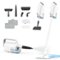 Teendow - 6-in-1 Steam Mop for Floor Cleaning, Multi-Function Steam Vacuum Cleaner for Hardwood Floors and Carpet - White-Front_Standard
