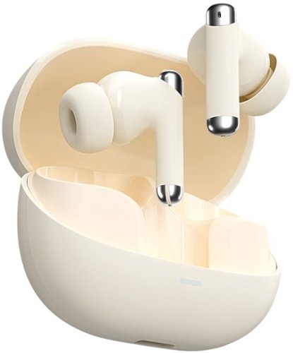 Tronsmart Sounfii R4 True Wireless In-Ear Earbuds, 12mm Drivers with Big Bass, 4 Mics ENC Clear Call, Smart Touch Control - Beige WORLDWIDE DELIVERY