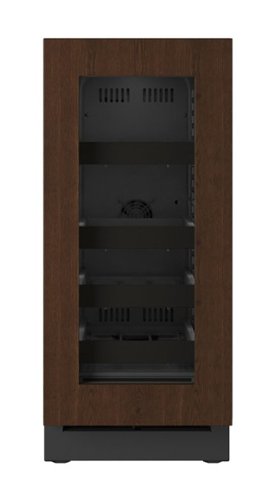 U-Line - 15"W. 2.8Cu.Ft. Built-In Beverage Center - Panel Ready Frame/Glass - Integrated Frame