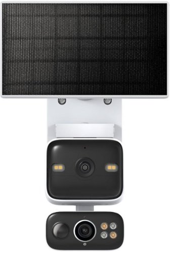 TP-Link Tapo Wireless Dual-Camera Security, Pan-Tilt, 360° Viewing, 2K Crystal-Clear Video, Solar Charged - No Monthly Fee - White BUY IN UAE