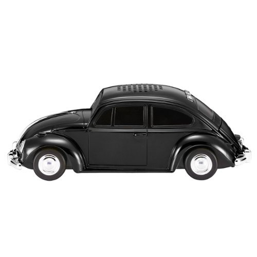 QFX Retro Car Portable Bluetooth Speaker with Bass Radiator and LED Lights - Black WHERE TO BUY