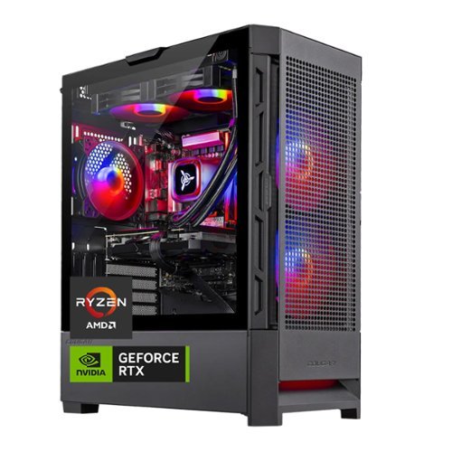 Skytech Gaming - BLAZE4 MINI Gaming PC - AMD Ryzen 7 5700 (2024) - NVIDIA GeForce RTX 3050 (6GB) - 16GB DDR4 Memory - 500GB NVMe Storage - Black