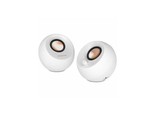 Creative Labs Pebble Pro 2.0 Bluetooth Desktop Speakers White