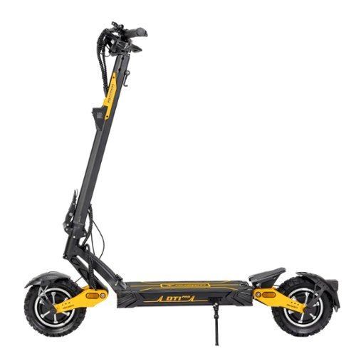 Ausom - Leopard DT1 Pro Electric Scooter w/ 47 mi Operating Range & 41 mph Max Speed, 2x1000W Motors, Pneumatic Tires