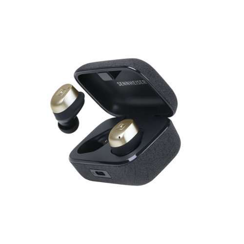 Sennheiser - MOMENTUM True Wireless 4 Smart Earbuds - Gold-Front_Standard 