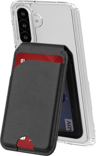 SaharaCase - Venture Series Wallet Case for Samsung Galaxy A26 5G - Clear/Scorpion Black-Left_Standard 