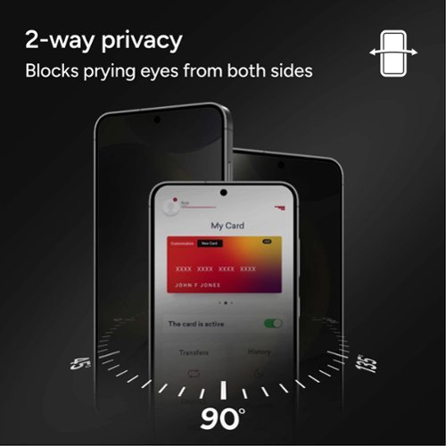 ZAGG Glass+ Defense Privacy Screen Protector for Samsung Galaxy S26+ - Clear WHERE TO BUY