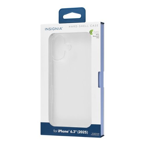 Insignia™ Hard-Shell Case for iPhone 17 - Clear SHOP ONLINE