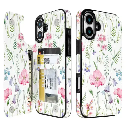 Pink Flowers-iPhone 16