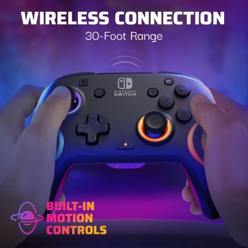 PDP Afterglow™ Wave Wireless Pro Controller with Motion for Nintendo Switch™, and Nintendo Switch™ - OLED Model - Black HOW TO BUY