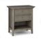 Simpli Home - Amherst Bedside Table - Farmhouse Grey-Front_Standard