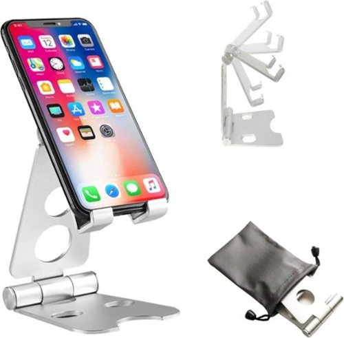 SaharaCase Foldable Stand for Most Cell Phones and Tablets up to 10 - Silver HOW TO BUY
