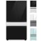 Samsung - BESPOKE 23 cu. ft. 4-Door French Door Counter Depth Smart Refrigerator with Beverage Center - Custom Panel Ready-Front_Standard