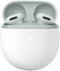 Google - Pixel Buds 2a - Wireless Earbuds with Active Noise Cancellation - Bluetooth Headphones - Fog-Front_Standard