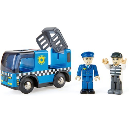 Hape - Hape: Police Car With Siren - Blue Cop Car, Ages 3+