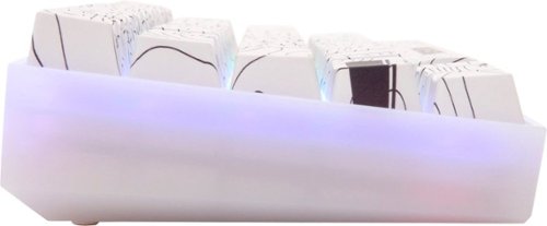 Higround Basecamp 65 65% Wired Mechanical Lubed Flame Linear Switch Gaming Keyboard with RGB Backlighting - Snow Stone GLOBAL SHIPPING
