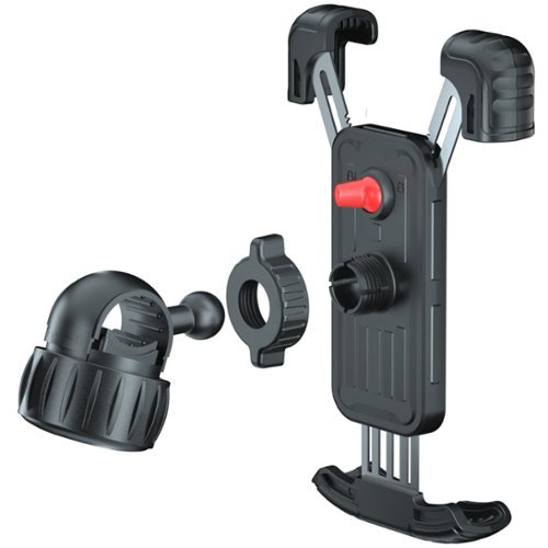 HiBoy Bike Phone Holder, 360° Rotation Adjustable Motorcycle Phone Mount - Black WORLDWIDE DELIVERY