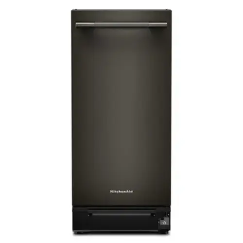 Front. KitchenAid - KitchenAid - KitchenAid 15 in. Built-In Trash Compactor with Built-In Odor Management System - Black Ore.