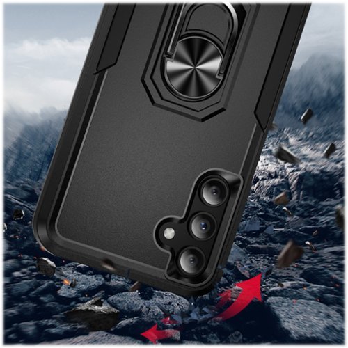 SaharaCase ArmorPro Kickstand Case for Samsung Galaxy A15 5G - Black WHERE TO BUY