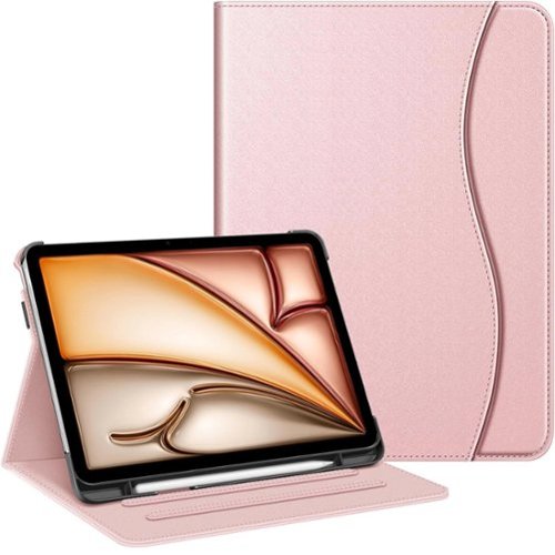 Kitcheniva - iPad Air 11 Inch M3 2025 Multi Angle Viewing Case For Air 5th 4th 10.9 Inch - Rose Gold-Front_Standard 