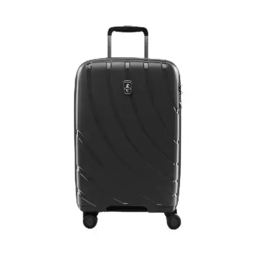 Front. Atlantic - Atlantic Luggage Hardside Expandable Carry On Spinner - Vintage Black.