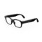 Adventurer - Smart AI glasses for Women, Men — Meta AI, 12MP Camera, Live Translate — 3K HD Resolution - Clear Lenses - Classic Black-Front_Standard