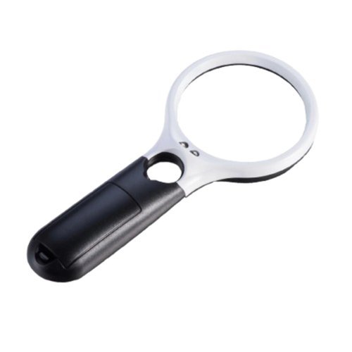  Home Collection - 3 LED Light 45X Handheld Magnifier Illuminated Reading Magnifying Glass with Lens