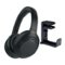 Sony - WH-1000XM4 Wireless Noise Canceling Over-Ear Headphones Bundle - Black-Front_Standard