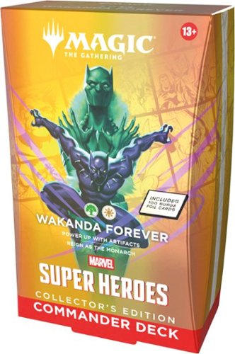 Wizards of The Coast - Magic: The Gathering Marvel Super Heroes Collector's Edition Commander Deck - Wakanda Forever