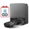Roborock - Saros 20X Thin, Self-Lifting Robot Vacuum and Mop , 36,000 Pa Suction Hyper Force and Multi-Fuction new RockDock - Black-Front_Standard
