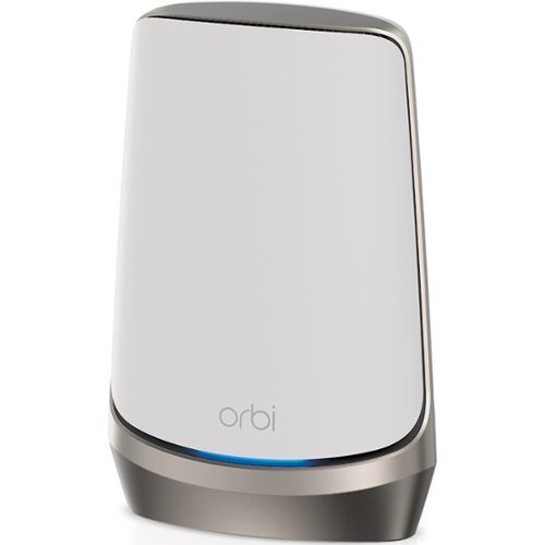NETGEAR Orbi 960 Series AXE11000 Quad-Band Mesh Wi-Fi 6E Satellite, 1-pack Add On Only - White INTERNATIONAL SHIPPING