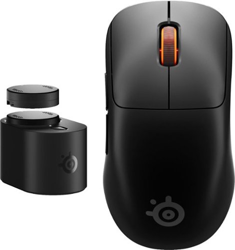 SteelSeries - Sensei Pro Mini Wireless Optical Symmetrical Gaming Mouse with 8K Polling – Ultra-Wideband/RF for PC - Wireless - Black