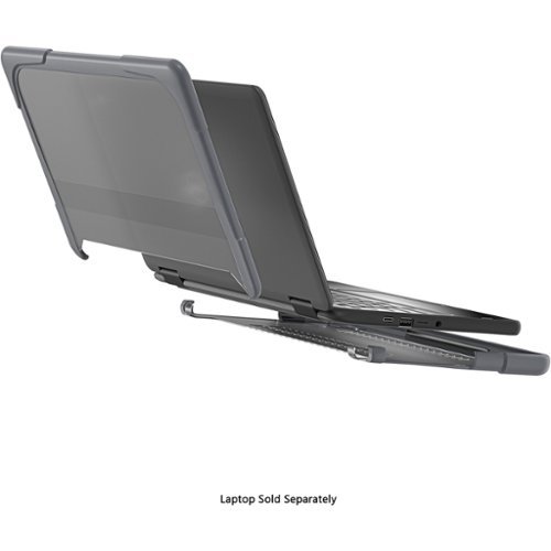 SaharaCase DualShock Laptop Case for Dell 3120/3110/3100 Clamshell and 2-in-1 Chromebook - Gray/Clear SHOP ONLINE