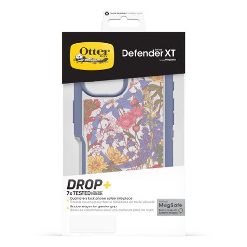 OtterBox Defender Series Pro XT Hard Shell for MagSafe for Apple iPhone 16 - Wildflowers GLOBAL SHIPPING