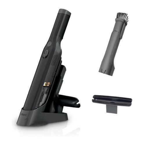 Shark - WV201 WANDVAC Cordless Hand Vac, Lightweight at 1.4 lbs. with Charging Dock, One- Black-Front_Standard 