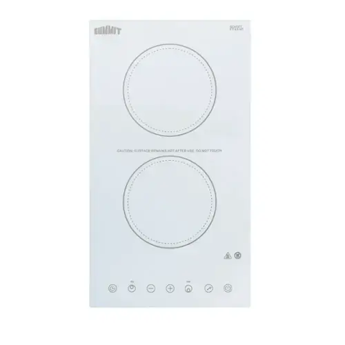 SUMMIT SCHOTT CERAN  
CAUTION: SURFACE REMAINS HOT AFTER USE. DO NOT TOUCH.