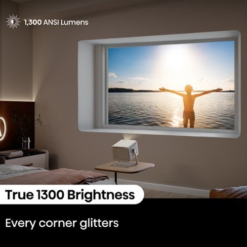 Hisense M2 Pro Triple Laser 4K DLP Smart Projector, 65”–200”, 1,300 ANSI Lumens, Dolby Vision, Optical Zoom, Smart Adjustment - Gray BUY IN DUBAI