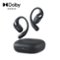 Shokz - OpenFit 2+ Open-Ear True Wireless Bluetooth Earbuds - Black-Front_Standard