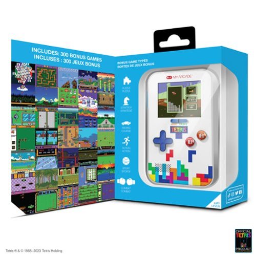 My Arcade Tetris Go Gamer Classic Handheld Portable Video Game System (301 GAMES IN 1) - Black BUY IN SAUDI ARABIA